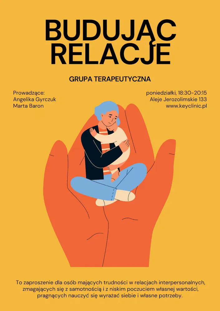 Plakat psychoterapia grupowa